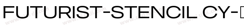 Futurist-Stencil CY字体转换